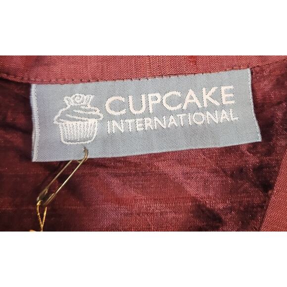 NWT Red Chinese-Style Silk Jacket/Blouse – Frog Toggle Buttons – 100% Silk M - Picture 6 of 11